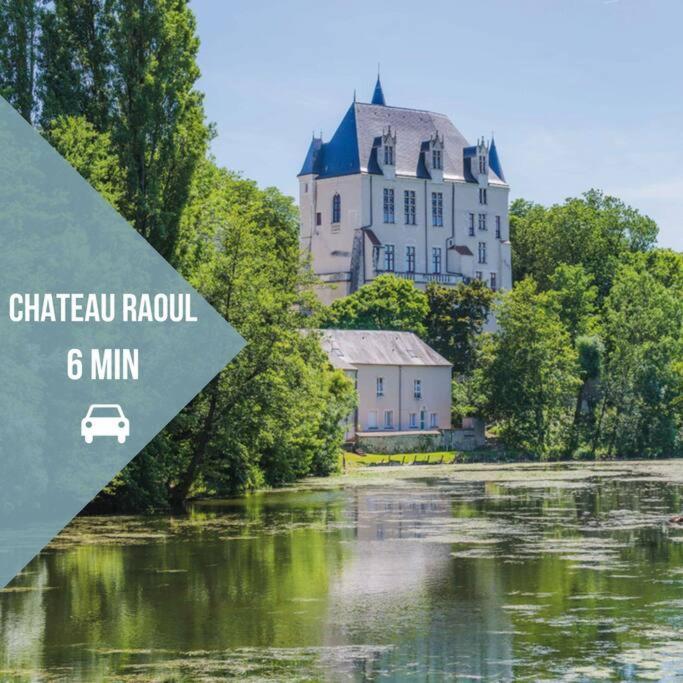 Le Paisible • Garage Privatif • Traversant • Calme Châteauroux Dış mekan fotoğraf