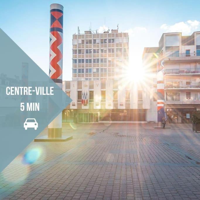 Le Paisible • Garage Privatif • Traversant • Calme Châteauroux Dış mekan fotoğraf